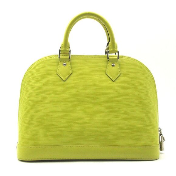 Louis Vuitton Alma Handbag Bag Calf Cowhide Epi Green - Picture 2 of 8